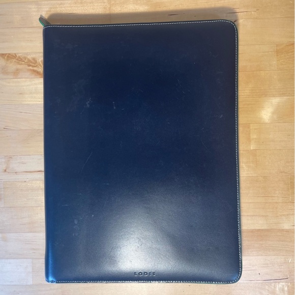 Lodis zipper around leather portfolio - Picture 1 of 13